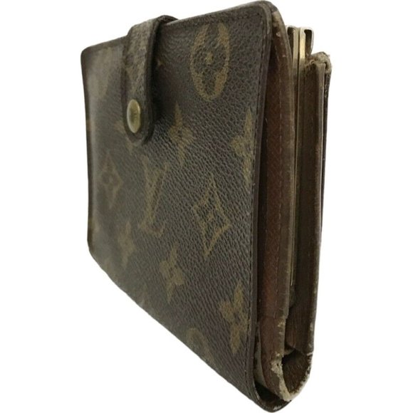 941125T Louis Vuitton Wallet Porte Monnaie Billets Viennois Brown Monogram - Picture 3 of 9